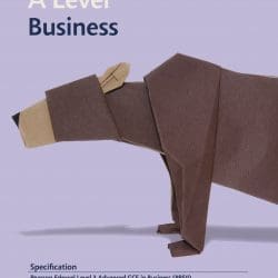 Business A Level spec front cover