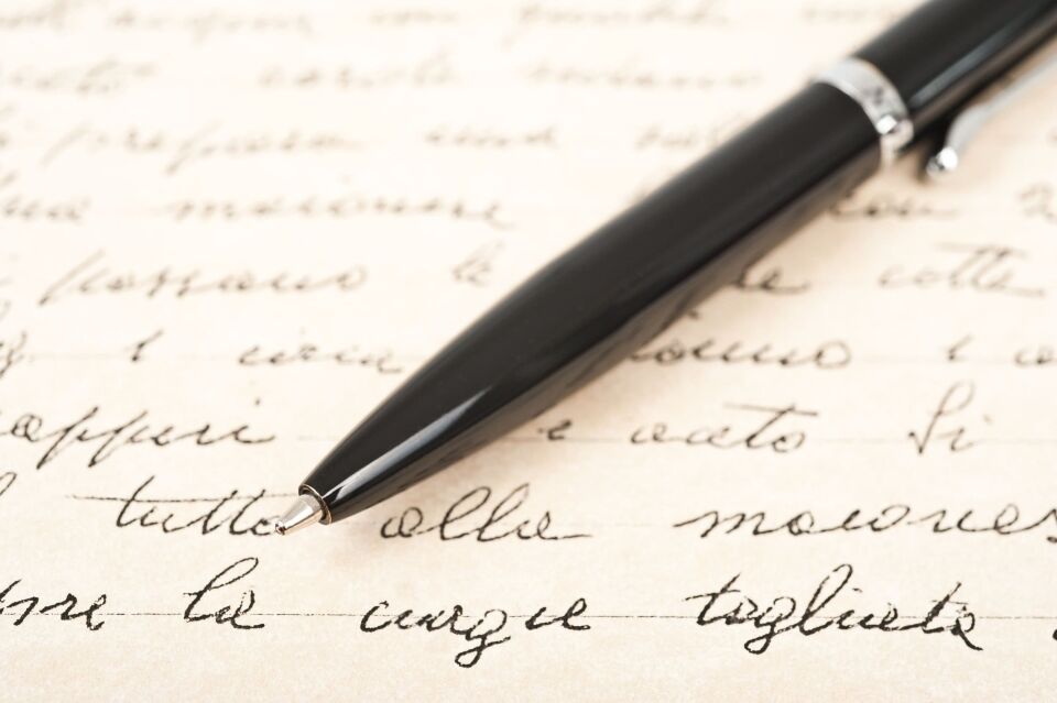 Writing letters
