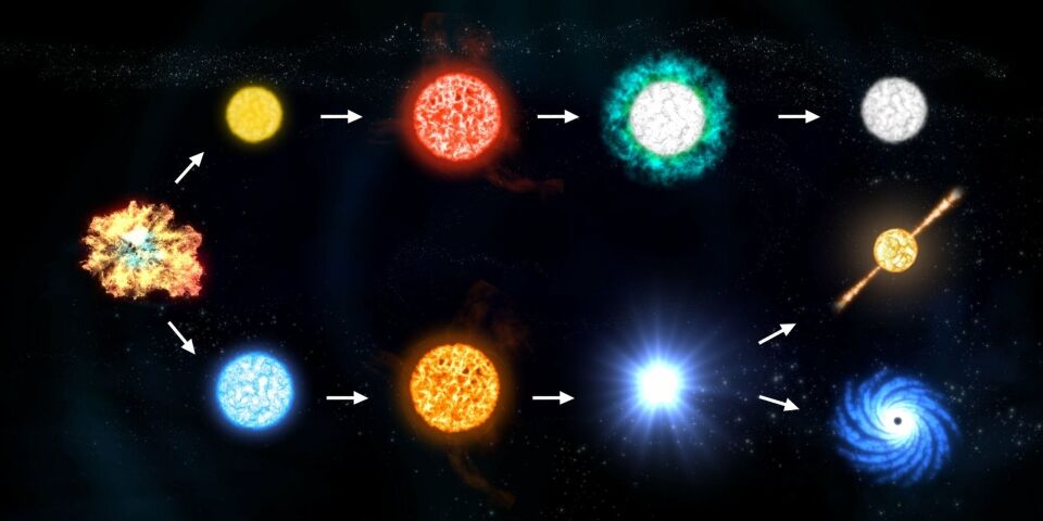 The life cycle of stars