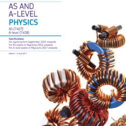 AQA Physics A Level course spec cover
